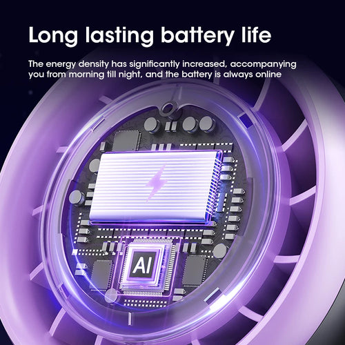 Portable Mini Touch Screen Desk Fan 100-Speed Adjustable Quiet Cooling Strong Wind with Digital Display Air Circulation Fan